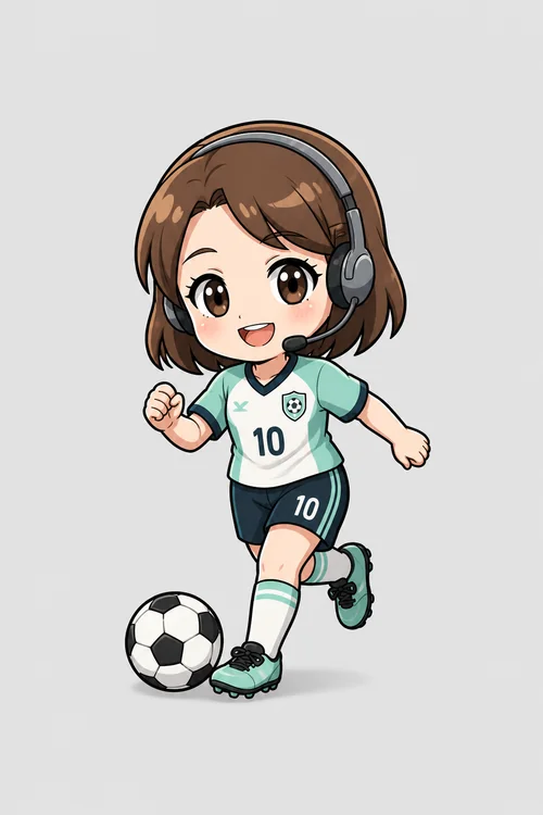 ミライちゃん サッカー版